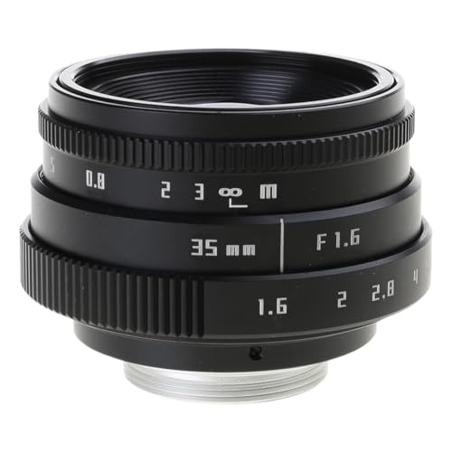 BFANGLC Großes manuelles Kameraobjektiv 35 mm F1.6 Objektiv für A6000 X-T10 X-A3 X-E2 Kamerazubehör BFANGLC Großes manuelles Kameraobjektiv 35 mm F1.6 Objektiv für A6000 X-T10 X-A3 X-E2 Kamerazubehör von BFANGLC