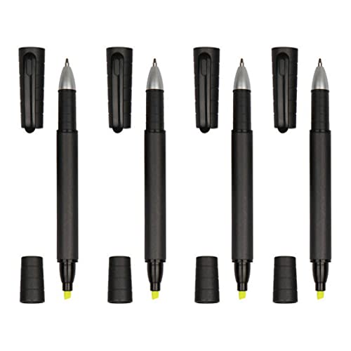 BFANGLC Mehrzweck-Textmarker, doppelendig, abgeschrägte Spitze, schwarze Spitze, Gelschreiber für Notizen und Schreiben BFANGLC Mehrzweck-Textmarker, doppelendig, abgeschrägte Spitze, schwarze Spitze, Gelschreiber für Notizen und Schreiben von BFANGLC
