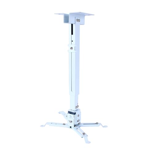 BFANGLC Verstellbare Projektorhalterung, 43–65 cm, Projektor-Deckenhalterung, Decken- und Wandhalterung, hält bis zu 15 kg, Schwarz BFANGLC Verstellbare Projektorhalterung, 43–65 cm, Projektor-Deckenhalterung, Decken- und Wandhalterung, hält bis zu 15 kg, Schwarz von BFANGLC