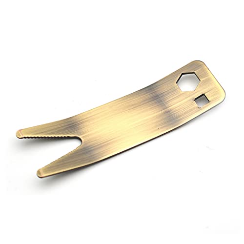 Gitarren-Bass-Schraubenschlüssel, Multi-Tool, Gitarrenbauer-Reparaturwerkzeug, Reparaturschlüssel für Gitarre, Knebelknopf, Stimmgerät von BFANGLC