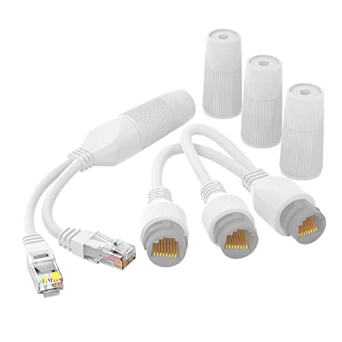 PoE Combiner Splitter Adapter Ethernet Splitter 1 zu 2 Adapter Gleichzeitiger Online-Trenner, ABS-Material PoE Combiner Splitter Adapter Ethernet Splitter 1 zu 2 Adapter Gleichzeitiger Online-Trenner, ABS-Material von BFANGLC