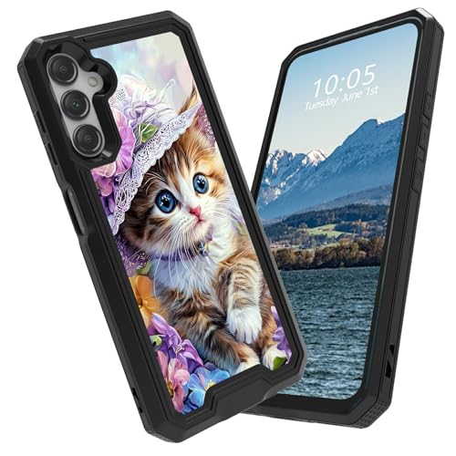 BFDHGQZC Schutzhülle für Samsung Galaxy A16 5G, 17 cm (6,7 Zoll), strapazierfähig, Hybrid-Hybrid-Hülle, doppellagig, harter PC + weiches TPU, stoßfest, robuste Schutzhülle für Samsung A16 5G von BFDHGQZC
