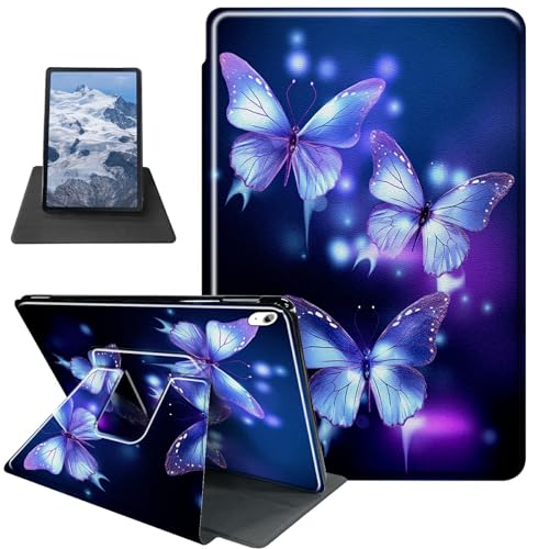 BFDHGQZC Schutzhülle für iPad Air 33 cm (13 Zoll), M2 2024, 360 Grad drehbarer Ständer, Schutzhülle mit automatischer Sleep/Wake-Funktion, Violett von BFDHGQZC