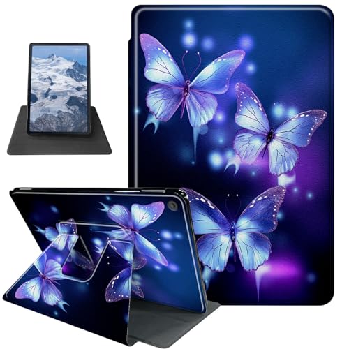 BFDHGQZC Schutzhülle mit Schmetterlingsmuster, 10,5 Zoll (26,7 cm), Modell 2022 (SM-X200/X205/X207), Violett von BFDHGQZC