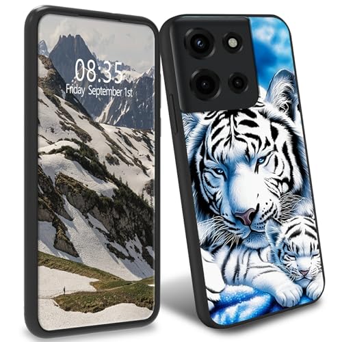 TPU-Schutzhülle für Motorola Moto G Play 5G 2025/Moto G Power 2025, schlank, schwarz, weiche TPU-Handyhülle, stoßfest, Rundumschutz, für Moto G Play 5G 2025/Moto G Power 2025, weißer Tiger TPU-Schutzhülle für Motorola Moto G Play 5G 2025/Moto G Power 2025, schlank, schwarz, weiche TPU-Handyhülle, stoßfest, Rundumschutz, für Moto G Play 5G 2025/Moto G Power 2025, weißer Tiger von BFDHGQZC