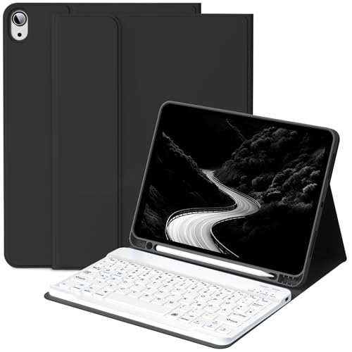 BFGTSJF Hülle mit Tastatur für iPad A16 11.Generation 11 Zoll 2025, iPad 10. Generation 2022 10.9 Zoll, Bluetooth Tastatur QWERTZ Layout mit Pencil Halter und Magnetisch Abnehmbarer, Schwarz BFGTSJF Hülle mit Tastatur für iPad A16 11.Generation 11 Zoll 2025, iPad 10. Generation 2022 10.9 Zoll, Bluetooth Tastatur QWERTZ Layout mit Pencil Halter und Magnetisch Abnehmbarer, Schwarz von BFGTSJF