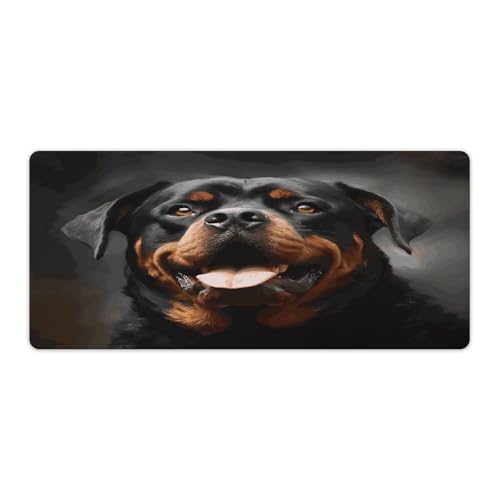 Mauspad, cooler Rottweiler-Hund, Kunstdruck, Computer-Schreibtischmatte, Gaming-Mauspad für Zuhause, Büro, Gaming Mauspad, cooler Rottweiler-Hund, Kunstdruck, Computer-Schreibtischmatte, Gaming-Mauspad für Zuhause, Büro, Gaming von BFGWK