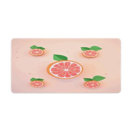 Mauspad, niedlicher Grapefruit-Druck, Computer-Schreibtischmatte, Gaming-Mauspad für Zuhause, Büro, Gaming Mauspad, niedlicher Grapefruit-Druck, Computer-Schreibtischmatte, Gaming-Mauspad für Zuhause, Büro, Gaming von BFGWK