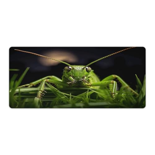 Mauspad Grasshopper auf Gras-Druck, Computer-Schreibtischmatte, Gaming-Mauspad für Zuhause, Büro, Gaming Mauspad Grasshopper auf Gras-Druck, Computer-Schreibtischmatte, Gaming-Mauspad für Zuhause, Büro, Gaming von BFGWK