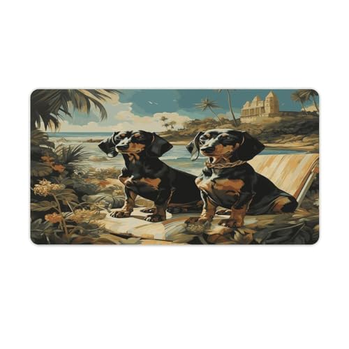 Mauspad mit Dackel-Motiv, Bento-Druck, Computer-Schreibtischmatte, Gaming-Mauspad für Zuhause, Büro, Gaming Mauspad mit Dackel-Motiv, Bento-Druck, Computer-Schreibtischmatte, Gaming-Mauspad für Zuhause, Büro, Gaming von BFGWK