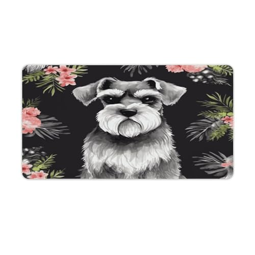 Mauspad mit Schnauzer-Druck, Computer-Schreibtischmatte, Gaming-Mauspad für Zuhause, Büro, Gaming Mauspad mit Schnauzer-Druck, Computer-Schreibtischmatte, Gaming-Mauspad für Zuhause, Büro, Gaming von BFGWK