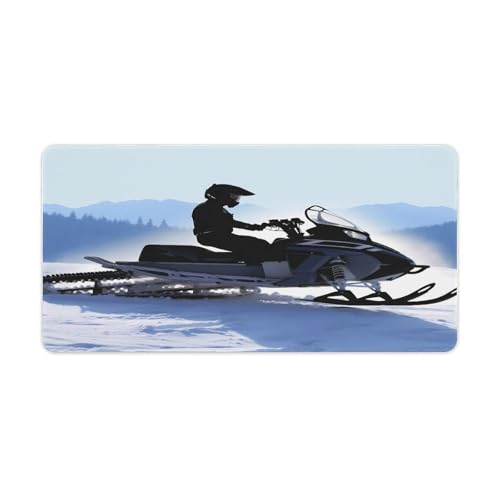 Mauspad mit Schneemobil Druck, Computer-Schreibtischmatte, Gaming-Mauspad für Zuhause, Büro, Gaming Mauspad mit Schneemobil Druck, Computer-Schreibtischmatte, Gaming-Mauspad für Zuhause, Büro, Gaming von BFGWK