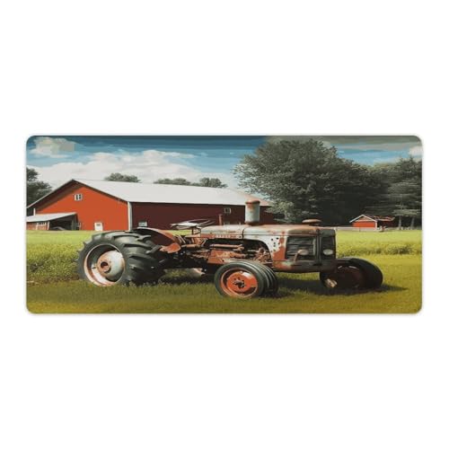 Mouse Pad Company Schreibtischunterlage mit Traktor-Druck, Gaming-Mauspad für Zuhause, Büro, Gaming von BFGWK