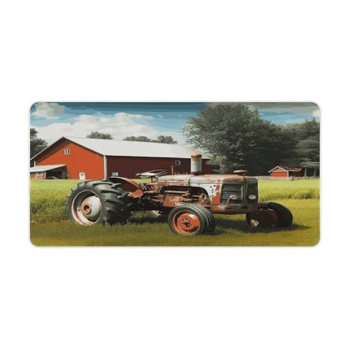 Mouse Pad Company Schreibtischunterlage mit Traktor-Druck, Gaming-Mauspad für Zuhause, Büro, Gaming von BFGWK