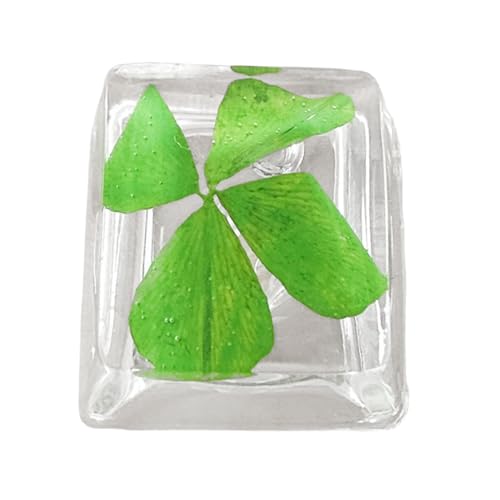 BFLKY Circuit Keyboards Tastenkappen Clovers Keycap Mechanische Tastaturen Transparency Clovers Resin Keycap Replacement von BFLKY