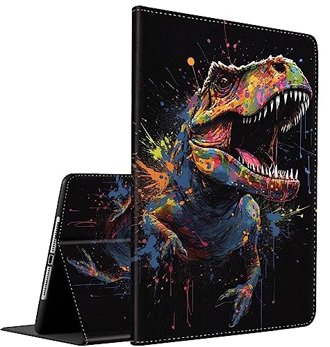 Schutzhülle für Samsung Galaxy Tab A7 Lite 8,7 Zoll 2021 (SM-T220/T225), Multi-Winkel Smart Stand Cover Auto Sleep/Wake für Galaxy Tab A7 Lite 8,7 Zoll (SM-T220/T225), Aquarell-Dinosaurier von BFRKXOCK