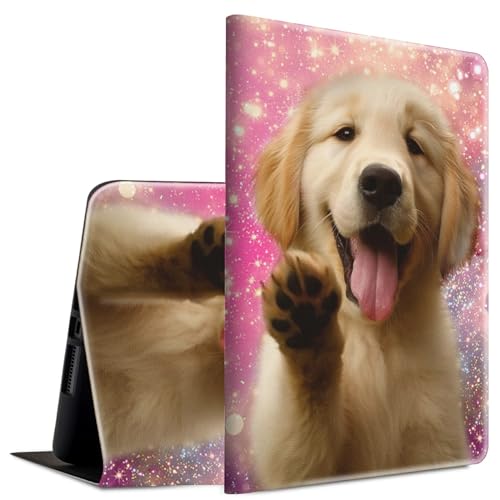 BFSEROBJ Schutzhülle für iPad 10. Generation, leicht, verstellbar, Ständer, intelligente Schutzhülle mit automatischer Wake-/Sleep-Tablet-Abdeckung für iPad 10,9 Zoll 2022 – Goldener Retriever-Welpe BFSEROBJ Schutzhülle für iPad 10. Generation, leicht, verstellbar, Ständer, intelligente Schutzhülle mit automatischer Wake-/Sleep-Tablet-Abdeckung für iPad 10,9 Zoll 2022 – Goldener Retriever-Welpe von BFSEROBJ