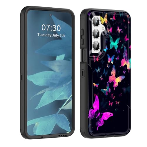 BFUKVOU Schutzhülle für Galaxy A26 5G, staubdichte Anschlussabdeckung, Ganzkörper-Silikongummi, rutschfeste, sturzsichere Handyhülle für Samsung Galaxy A26 5G 6,7 Zoll 2025, Galaxy-Schmetterling BFUKVOU Schutzhülle für Galaxy A26 5G, staubdichte Anschlussabdeckung, Ganzkörper-Silikongummi, rutschfeste, sturzsichere Handyhülle für Samsung Galaxy A26 5G 6,7 Zoll 2025, Galaxy-Schmetterling von BFUKVOU