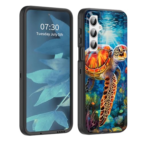 BFUKVOU Schutzhülle für Galaxy A26 5G, staubdichte Anschlussabdeckung, Ganzkörper-Silikongummi, rutschfeste, sturzsichere Handyhülle für Samsung Galaxy A26 5G 6,7 Zoll 2025, Meeresschildkröte, die BFUKVOU Schutzhülle für Galaxy A26 5G, staubdichte Anschlussabdeckung, Ganzkörper-Silikongummi, rutschfeste, sturzsichere Handyhülle für Samsung Galaxy A26 5G 6,7 Zoll 2025, Meeresschildkröte, die von BFUKVOU