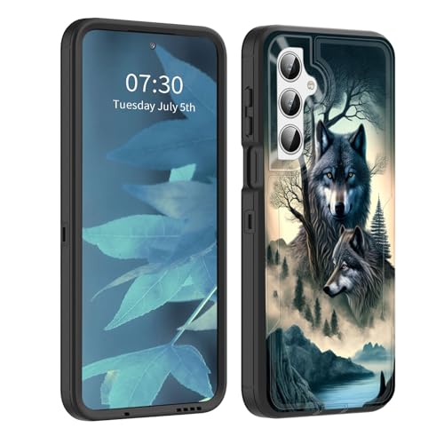 BFUKVOU Schutzhülle für Galaxy A26 5G, staubdichte Anschlussabdeckung, Ganzkörper-Silikongummi, rutschfeste, sturzsichere Handyhülle für Samsung Galaxy A26 5G 6,7 Zoll 2025, Waldwolf BFUKVOU Schutzhülle für Galaxy A26 5G, staubdichte Anschlussabdeckung, Ganzkörper-Silikongummi, rutschfeste, sturzsichere Handyhülle für Samsung Galaxy A26 5G 6,7 Zoll 2025, Waldwolf von BFUKVOU