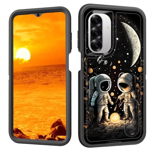 BFUKVOU Schutzhülle für Galaxy A26 5G mit integriertem Ständer, stoßfest, staubdicht, sturzsicher, 3-lagige Schutzhülle in Militärqualität, für Samsung Galaxy A26 5G 17 cm (6,7 Zoll) 2025 von BFUKVOU