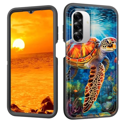 BFUKVOU Schutzhülle für Galaxy A26 5G mit integriertem Ständer, stoßfest, staubdicht, sturzsicher, 3-lagige Schutzhülle in Militärqualität, für Samsung Galaxy A26 5G 17 cm (6,7 Zoll) 2025 von BFUKVOU