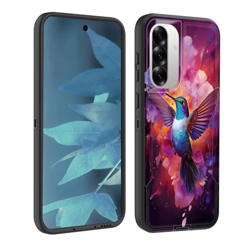 BFUKVOU Schutzhülle für Galaxy A36 5G/A56 5G, staubdichte Anschlussabdeckung, Ganzkörper-Silikongummi, rutschfeste, sturzsichere Handyhülle für Samsung Galaxy A36 5G/A56 5G 6,7 Zoll, Blumenkolibri BFUKVOU Schutzhülle für Galaxy A36 5G/A56 5G, staubdichte Anschlussabdeckung, Ganzkörper-Silikongummi, rutschfeste, sturzsichere Handyhülle für Samsung Galaxy A36 5G/A56 5G 6,7 Zoll, Blumenkolibri von BFUKVOU
