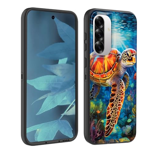 BFUKVOU Schutzhülle für Galaxy A36 5G/A56 5G, staubdichte Anschlussabdeckung, Ganzkörper-Silikongummi, rutschfeste, sturzsichere Handyhülle für Samsung Galaxy A36 5G/A56 5G 6,7 Zoll, Meeresschildkröte BFUKVOU Schutzhülle für Galaxy A36 5G/A56 5G, staubdichte Anschlussabdeckung, Ganzkörper-Silikongummi, rutschfeste, sturzsichere Handyhülle für Samsung Galaxy A36 5G/A56 5G 6,7 Zoll, Meeresschildkröte von BFUKVOU