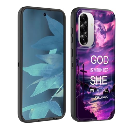 BFUKVOU Schutzhülle für Galaxy A36 5G/A56 5G, staubdichte Anschlussabdeckung, Ganzkörper-Silikongummi, rutschfeste, sturzsichere Handyhülle für Samsung Galaxy A36 5G/A56 5G 6,7 Zoll, Bibelversen Psalm BFUKVOU Schutzhülle für Galaxy A36 5G/A56 5G, staubdichte Anschlussabdeckung, Ganzkörper-Silikongummi, rutschfeste, sturzsichere Handyhülle für Samsung Galaxy A36 5G/A56 5G 6,7 Zoll, Bibelversen Psalm von BFUKVOU