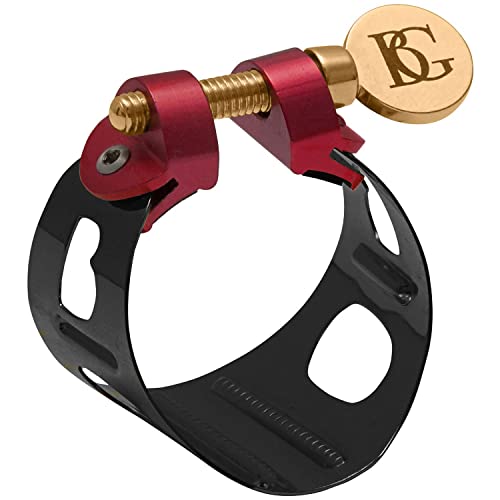 BG Ligature Duo schwarz lackiert - Bb-Klarinette und Altsaxofon von BG