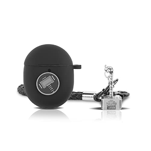 BGAANM Schutzhülle für Google-Pixel-Buds Pro, Silikon-Schutzhülle mit Puppe und Schlüsselanhänger, niedliches Hautdesign (Hammer) von BGAANM