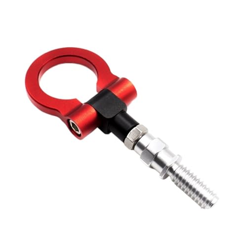 Auto-Stil, Racing-Anhängerhaken, Vorne Und Hinten, Anhängerkupplungen, Billet-Aluminium, Schwarz, Rot, Gold, Grün, Blau - Anhängerkupplungen(Rood) von BGAZA