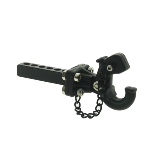 VOLLMETALL 1/10 Trailer Drop Hitch Receiver Abschlepphaken - Anhängerkupplungen(Noir) von BGAZA