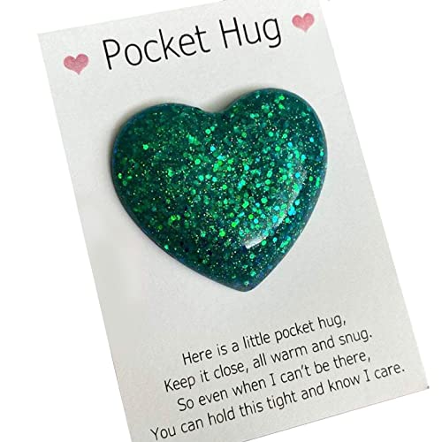 Pocket Hug Herz mit Grußkarten, Mini-Taschenumarmung, Dekoration, Geschenke, kleine Herztasche, Hug-Token Grußkarte von BGGGG