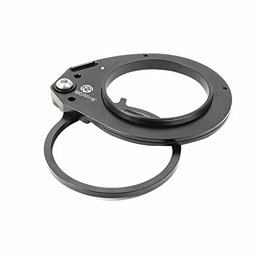 BGNing M67 Gewinde 67 mm rot Swing Makro Objektiv Flip Adapter Halterung Klemme Tauchfilter für DSLR Unterwassergehäuse (schwarz) von BGNing