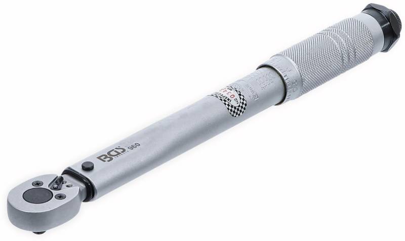 BGS TECHNIC Drehmomentschlüssel, 960, Abtrieb, Außenvierkant 6,3 mm (1/4"), 5...25 Nm von BGS TECHNIC