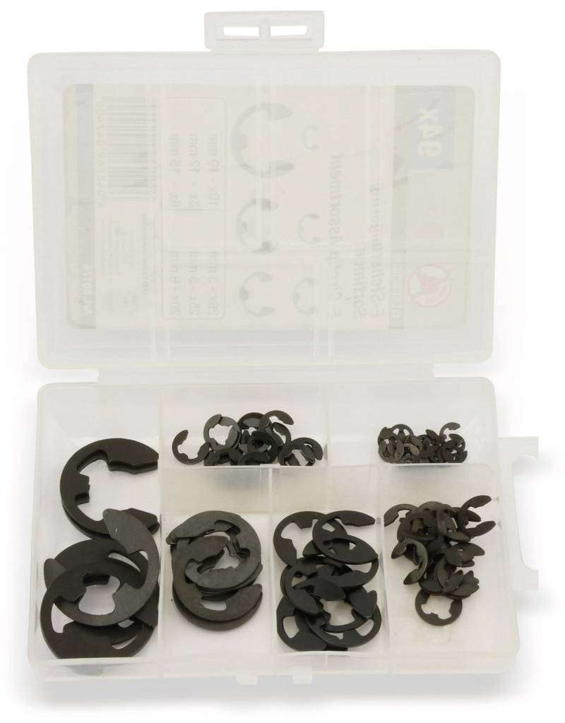 BGS TECHNIC E-Sicherungsring-Sortiment, 94 Stück von BGS TECHNIC