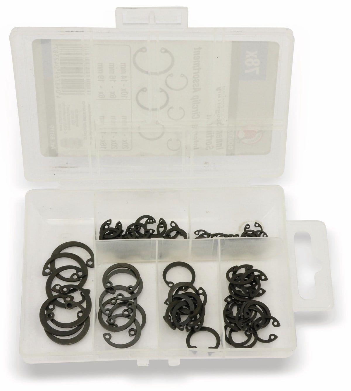 BGS TECHNIC Innen Seegerring-Sortiment, 78 Stück von BGS TECHNIC