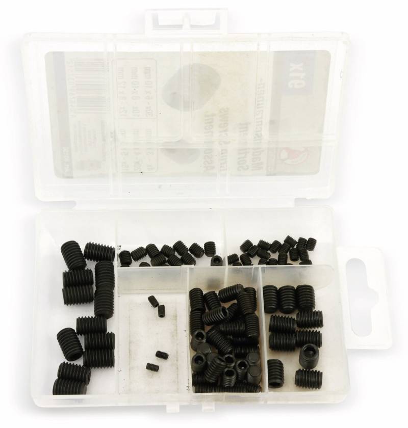 BGS TECHNIC Madenschrauben-Sortiment, 91 Stück von BGS TECHNIC