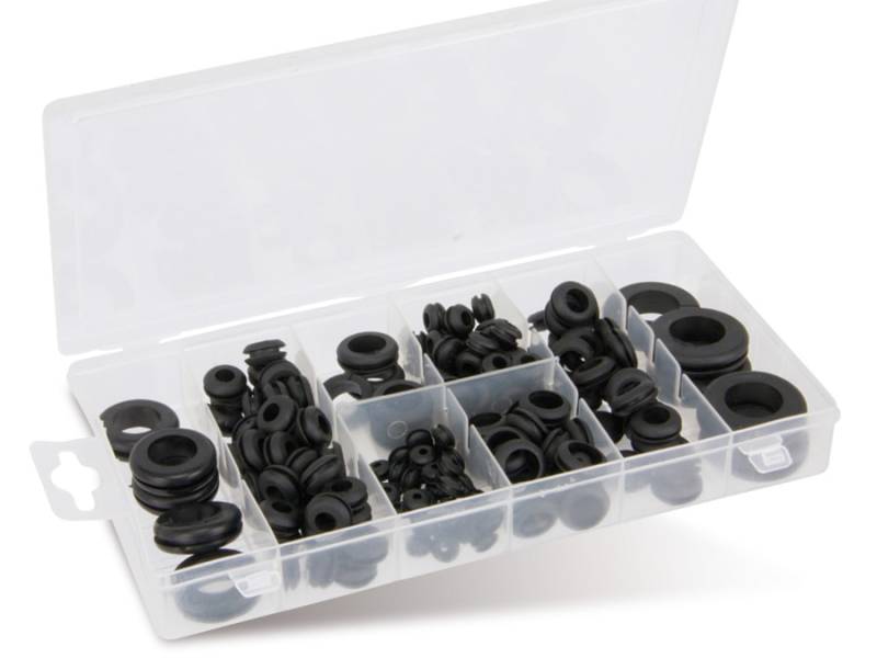 BGS TECHNIC Sortiment Gummi-Durchgangstüllen, 180-teilig von BGS TECHNIC