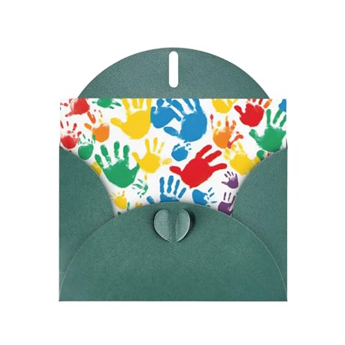 Handdruck-Druck, einzigartige Blanko-Grußkarte mit Umschlägen, Notizkarten, Grußkarte für alle Anlässe Handdruck-Druck, einzigartige Blanko-Grußkarte mit Umschlägen, Notizkarten, Grußkarte für alle Anlässe von BGSHJVF
