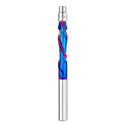 BGTEC Hartmetall-Kompression Spiralbündiger Frässtift,6.35mm bündige Verkleidung Oberfräsen-Bits Nano Blue Coat flache Nase Schaftfräser die Holzbearbeitung Beschneiden BGTEC Hartmetall-Kompression Spiralbündiger Frässtift,6.35mm bündige Verkleidung Oberfräsen-Bits Nano Blue Coat flache Nase Schaftfräser die Holzbearbeitung Beschneiden von BGTEC