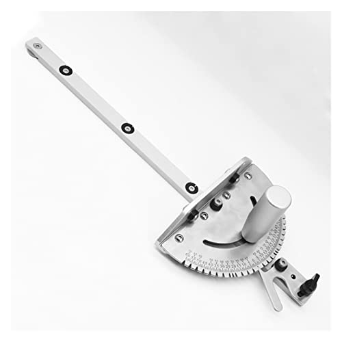 Gehrungslehre for Tischkreissäge/Frästisch, Messing/Aluminium-Griff, Holzbearbeitungslehre,Holzbearbeitungswerkzeuge von BGTSF