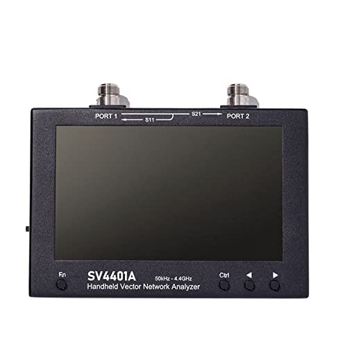 Spektrumanalysator, 7-Zoll-50-kHz-4,4-GHz-SV4401A-Touch-LCD-NanoVNA-VNA-Vektornetzwerk-Antennenanalysator UHF HF VHF SWR 100 dB Dynamische Upgrade-Version von BGTSF