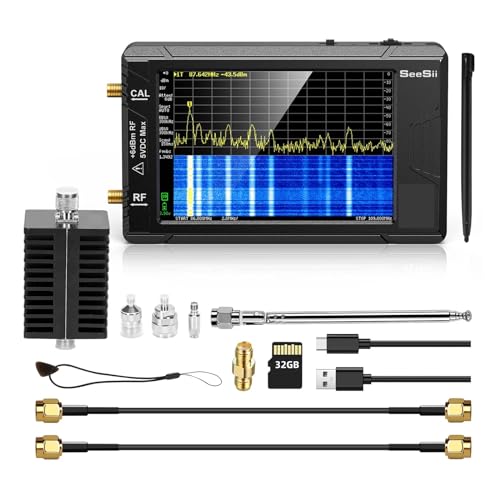 Spektrumanalysator, Ultra-analysator mit 25-W-Abschwächer, 4-Zoll-TFT-Display, 100 kHz bis 5,3 GHz, mit 32-GB-Karte, Version V0.4.5.1 Spektrumanalysator, Ultra-analysator mit 25-W-Abschwächer, 4-Zoll-TFT-Display, 100 kHz bis 5,3 GHz, mit 32-GB-Karte, Version V0.4.5.1 von BGTSF