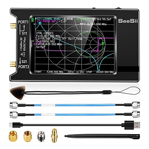 Spektrumanalysator, Verbesserter 4-Zoll-VNA 50 kHz-6,3 GHz Vektornetzwerkanalysator Antennenanalysator HF VHF UHF SWR HW-Version 64-0.3 Spektrumanalysator, Verbesserter 4-Zoll-VNA 50 kHz-6,3 GHz Vektornetzwerkanalysator Antennenanalysator HF VHF UHF SWR HW-Version 64-0.3 von BGTSF