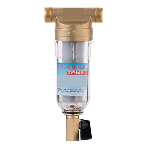 Wasserfiltersystem, Vorfilter-Wasserfilter, erster Schritt des Wasserreinigungssystems, 40-Mikron-Edelstahlgewebe-Vorfilter, 3/4-Zoll-Vorfilter for das ganze Haus Wasserfiltersystem, Vorfilter-Wasserfilter, erster Schritt des Wasserreinigungssystems, 40-Mikron-Edelstahlgewebe-Vorfilter, 3/4-Zoll-Vorfilter for das ganze Haus von BGTSF