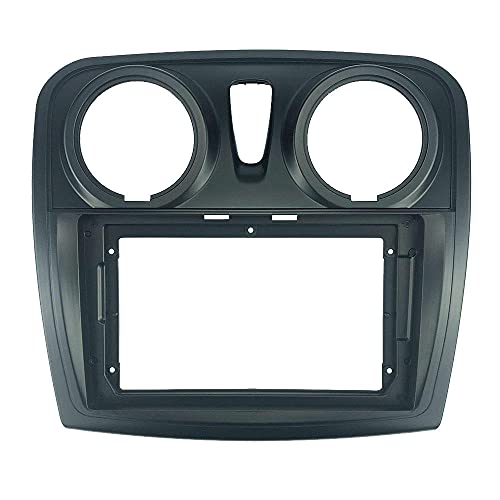 2 Din 9-Zoll-Autoradio-Faszien passend für Dacia Sandero Symbol Stepway 2014+ Installation des Dashboard-Rahmens DVD GPS Mp5 Multimedia Player von BGYZD