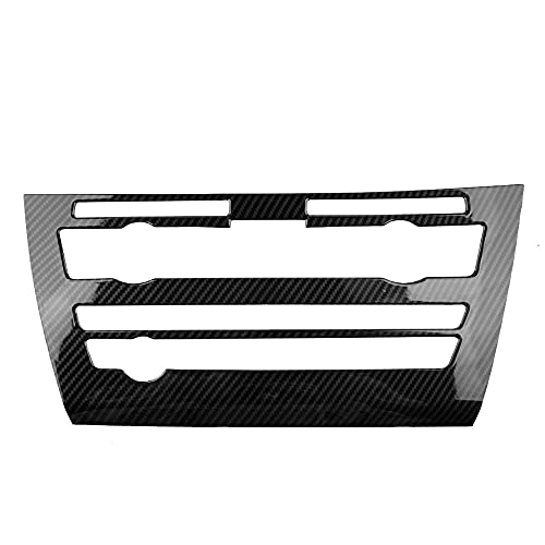 Konsole Klimaanlage im Carbon-Stil CD-Panel-Abdeckung Verkleidung Rahmendekoration Passend für BMW X5 F15 X6 F16 2015 2016 2017 von BGYZD