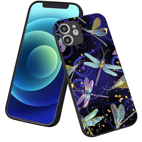 BGZDZDN Libellen-Schutzhülle für iPhone 14 Pro Max, lila Libellenmuster, Druck-Design, Mädchen, Frauen, mit weichem TPU-Stoßfänger, Schutzhülle für iPhone 14 Pro Max BGZDZDN Libellen-Schutzhülle für iPhone 14 Pro Max, lila Libellenmuster, Druck-Design, Mädchen, Frauen, mit weichem TPU-Stoßfänger, Schutzhülle für iPhone 14 Pro Max von BGZDZDN